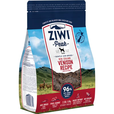 2x1kg Ziwi Peak Air Dried met Hert Hondenvoer droog