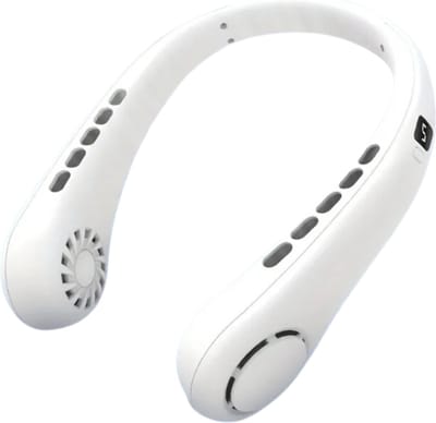 Bovista Nekventilator - Draagbare Gezichtsventilator - Neck Fan - Met Koeling - Hals - Hoofd - Wit - Nek Koeling