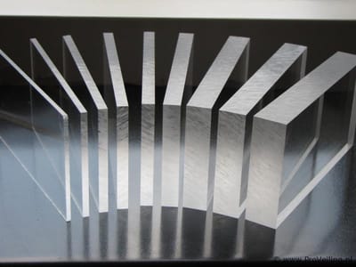 Acrylaatglas vlakke plaat 3mm Opaalwit