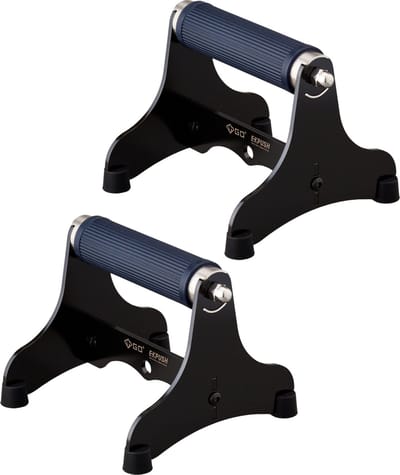 GD Expush Metalen Push Up Bars - Non Slip Opdruksteun - Muscle Pushup Stands - Siliconen Grip - 16 CM Hoog