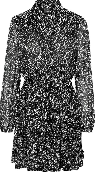 VERO MODA - VMHOLLY LS VOLUME SHORT DRESS WVN GA - Dames - Mini jurken