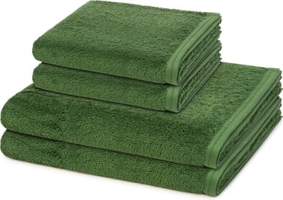 Vossen Sonstiges 2 X handdoek 2 X douchehanddoek - in set 4 pack Vegan Life