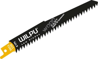 Reciprozaagbladen Wilpu 3021/300 - Geschikt voor hout - Bosch S1344D (set van 5)