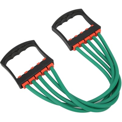 Borstexpander Draagbaar Duurzaam Stevig Ergonomisch Elastisch Afneembaar Armkrachttrainer black