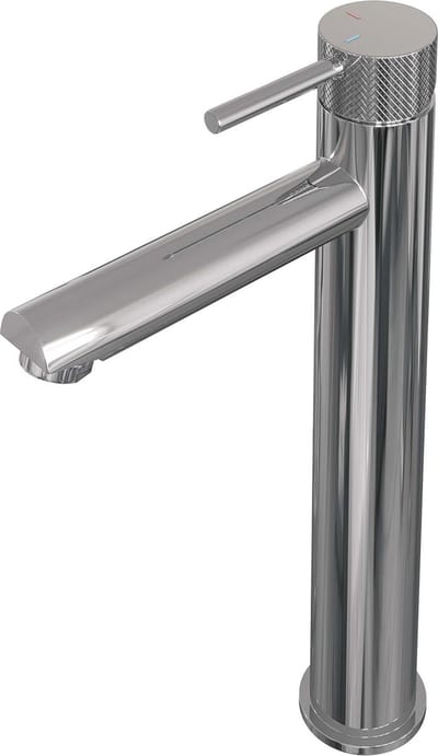 Brauer Chrome carving Wastafelmengkraan opbouw - hoog - model a - chroom