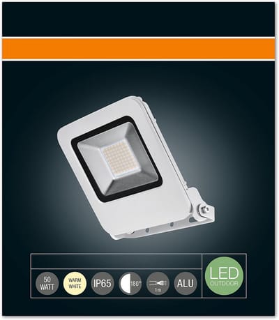 Buitenschijnwerper LED met Bewegingssensor - Warmwit Licht voor Veiligheid en Verlichting