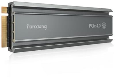 4TB PCIe 4.0 NVMe M.2 SSD - Interne Solid State Drive met Koellichaam tot 5000 MB/s