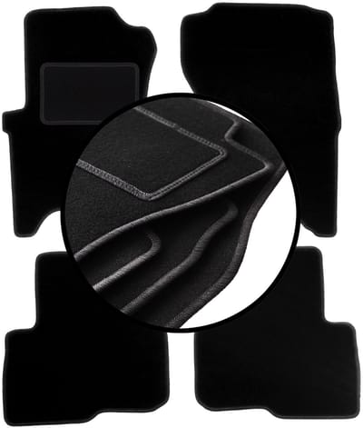 Complete set veloursmatten voor: Land Rover Discovery III SUV (2004-2011)