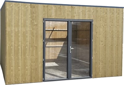 Solid Tuinhuis - Superia Vertico Nisa - Vuren - Geïmpregneerd - 304,6x408,6x240,5cm
