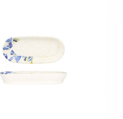 Kütahya Porselen Serveerschaal - Serenita - Porselein - 16x8 cm (75cc) - set van 2