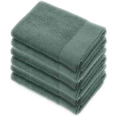 Walra Soft Cotton Handdoek 50 x 100 cm 550 gram Legergroen - 6 stuks