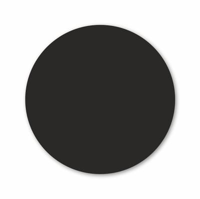 40 mm - Zwarte Kleefrondjes / Ronde label stickers / Markeringspunten / Stickerdots - Rol van 1000 stuks