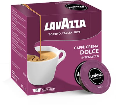 Lavazza A Modo Mio Lungo Dulce caps - 36 pcs