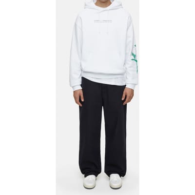 Closed Printed Hoodie T-shirts White Maat: S | Hoodies Outlet | Heren | Wit