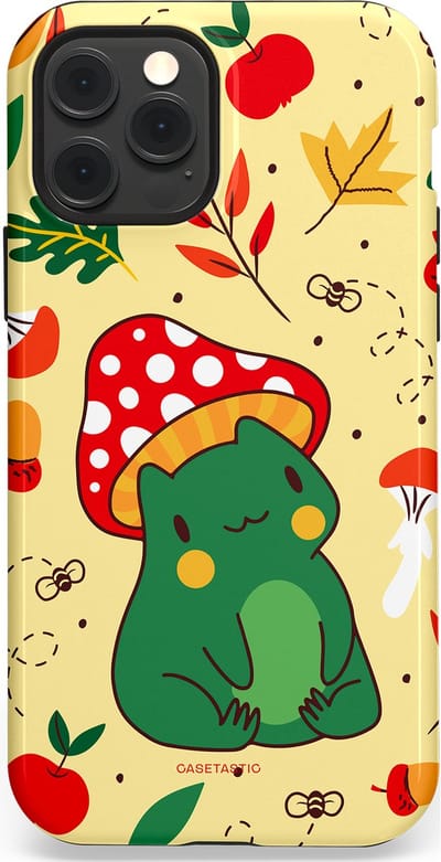 Casetastic Hoesje Geschikt voor Apple iPhone 12/12 Pro Magsafe - Stijlvolle Beschermende Duo-layer Case - Kwakende vriendjes