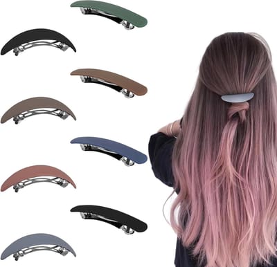 Set van 8 Haarspelden voor Dames - Dunne en Dikke Haartypes - Vintage Automatische Haarclips en Haaraccessoires voor Vrouwen en Meisjes