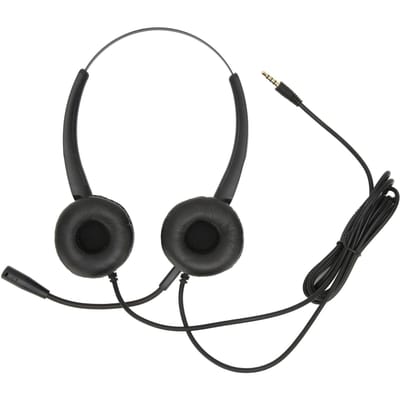 Klantenservice Headset Ruisonderdrukking USB Kabelbediening Bedrade Hoofdtelefoon voor Kantoor Zakelijk