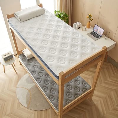 Opvouwbare Matras - Vloermatras Gasten - Comfortabel Slapen - 5-Laags Structuur - 100x200cm - Wit