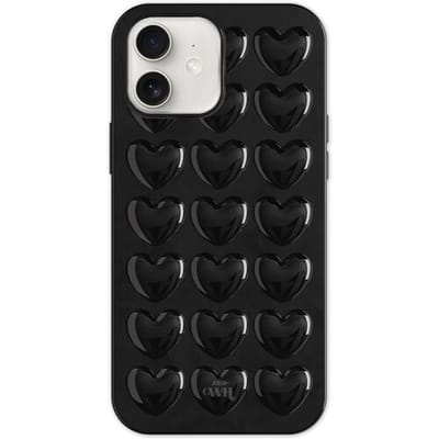 xoxo Wildhearts Heartbreaker Black telefoonhoesje - Geschikt voor iPhone 11 - Heart case - Hoesje met hartjes patroon - Case met hart - verstevigde backcover - Zwart