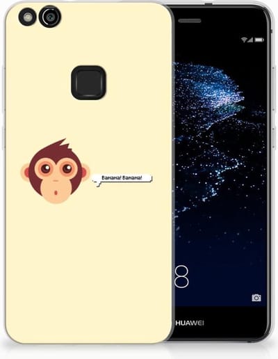 Huawei P10 Lite Telefoonhoesje met Naam Monkey
