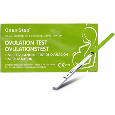 One+Step Ovulatietest 50 stuks - Vruchtbaarheidstest - Ovulatietest - 20 mIU/ml - Betrouwbaar en Gebruiksvriendelijk - Discreet Verpakt