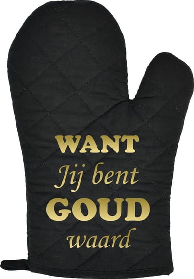 Want want jij bent goud waard | vaderdag cadeau | vader cadeautjes | papa | Zwart