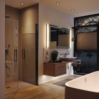 LED-inbouwlamp Calla Basisset zwenkbaar IP65 rond 90 mm 3x6W 3x530lm 230V 4000K Zwart mat