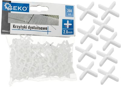 GEKO Tegelkruisjes - 2mm - 200 stuks - Voor perfecte tegelafstand