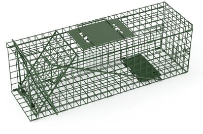 Dailygoods- Dierenval Diervriendelijk - Muizenval voor Binnen - Herbruikbare Vangkooi - Duurzaam en Roestbestendig - 60 x 19 x 20 cm - Eenvoudig te Monteren
