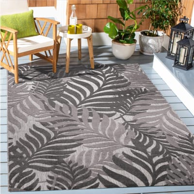 Muratap Binnen en buiten vloerkleed floral outdoor laagpolig tapijt 80x150 cm