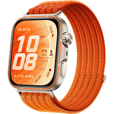 HUAWEI WATCH FIT 5 PRO- Oranje - Premium ontwerp - Geavanceerde outdoor workout mogelijkheden - Professioneel gezondheidsmonitoring met TruSense - Compatibel met iOS & Android