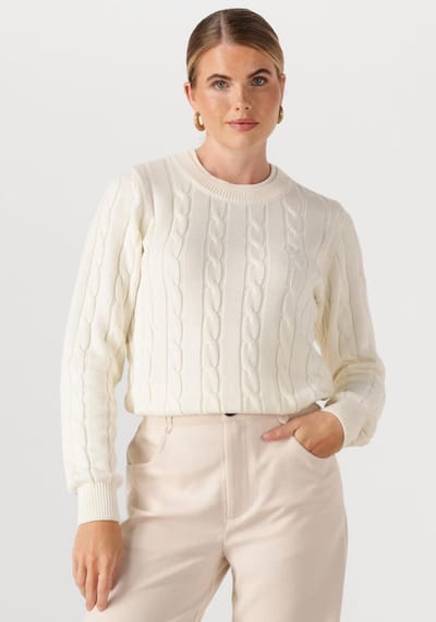 Copenhagen Muse Cmkotom-pullover Truien & vesten Dames - Sweater - Hoodie - Vest- Gebroken wit - Maat XL
