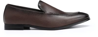 ALLTHEMEN Heren Instappers Loafer - Gestructureerd Leer - 40