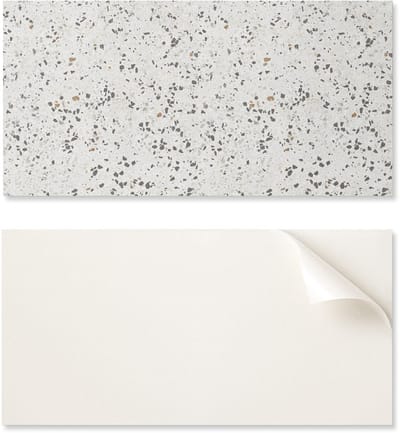 Zelfklevend vinylpaneel met een patroon van kleine steentjes voor de woonkamer, 100x50 cm