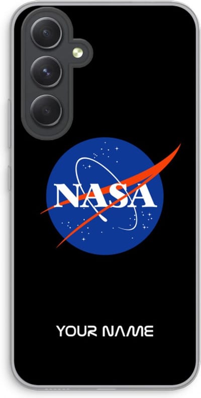 Gepersonaliseerd - Case Company® - Hoesje geschikt voor Samsung Galaxy A54 hoesje - NASA - Soft Cover Telefoonhoesje - Bescherming aan alle Kanten en Schermrand