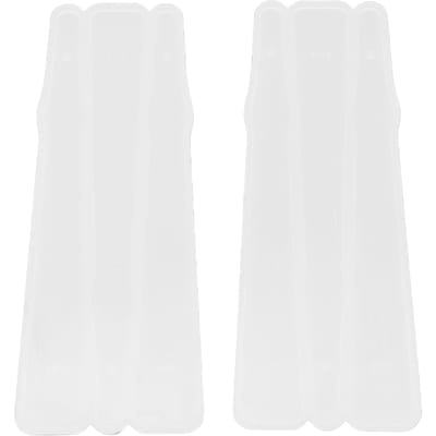 2 Stuks Siliconen Vorm Draagbaar DIY Kristal Epoxy Rechte Waaiervorm Siliconen Vorm Cadeau Decoratie white