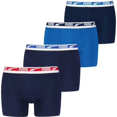 Puma Everyday Multi Logo Boxer 4P Boxershorts
