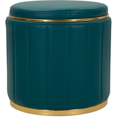 Poef London Pouf With Storage Tail Ø 46,5×44 cm
