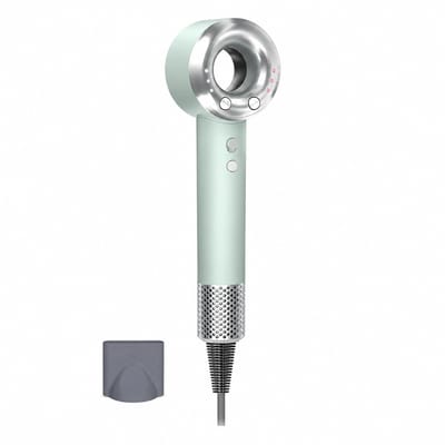 Bladeless haardroger - 1400 W/220 V - ionenfunctie met koude en warme lucht - enkel blaasmondstuk - groen