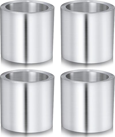 4x Aluminium Dakstrip 100 cm x 50 cm - Waterdicht Bescherming tegen Mos en Vlekken op Dak