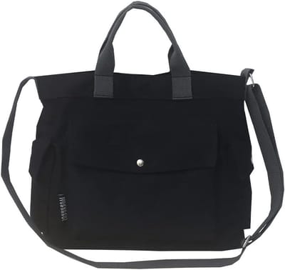 Canvas Tote Bag - Schoudertas Dames - Dagelijks Gebruik - Hoge Dichtheid Canvas - 30 x 28 x 11 cm