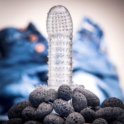 Penis sleeve 15 cm EIS | Sex speeltje voor mannen | Stretchy breedte met nop structuur | Cockring sleeve zonder verzachter | Penis ring knuffel