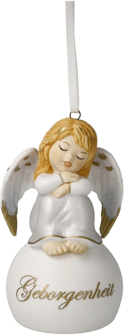 Goebel - Kerst | Kersthanger Engel Engelenbellen beveiliging | Porselein - 9cm - 2025