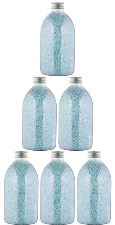Badkaviaar Hamam - 400 gram - Fles met aluminium dop - set van 6 stuks - bad parels voor in bad