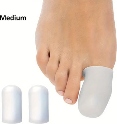 Gel Teenbeschermer Set Van 2 I Teenbeschermers I Teenkap I Polymeer I Soft Gel I Maat S/M