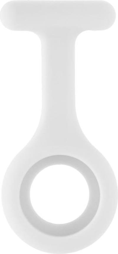 Fako® - Verpleegstershorloge - Zusterhorloge - Verpleegster Horloge - Siliconen Hoesje - Wit