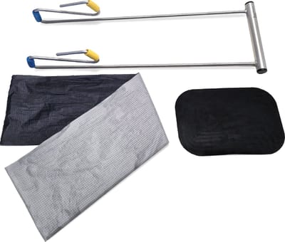 DressBuddy Easy Pakket - Uit- EN Aantrekhulp voor Steunkousen/Compressiekousen/Therapeutische kousen, incl. antislip matje en SlipEasy (ÉÉN Maat) - Aankleedhulpmiddel - Steunkous uittrekker - Hulpmiddel Zorg - Thuiszorg hulpmiddelen