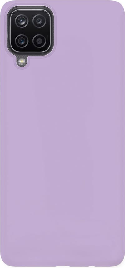 Ceezs Pantone siliconen hoesje geschikt voor Samsung Galaxy A12 - silicone Back cover in een unieke pantone kleur - paars
