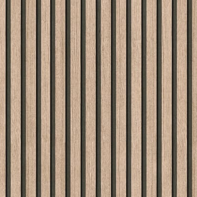 Verwijderbaar Behang - Zelfklevende Folie - Muren Decoreren - Natuurlijk Houteffect - 44x300 cm - Houtkleur