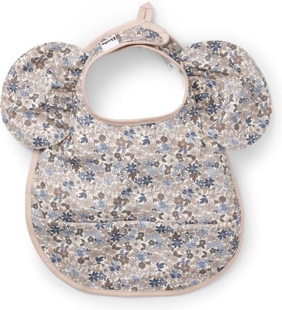 Elodie Slab - Slabbetjes - Slabbertjes Baby -Slab - Blue Garden Light